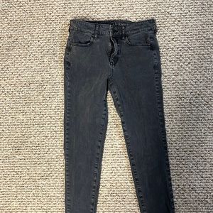 American Eagle AE Hi-Rise Dark Gray Jeggings